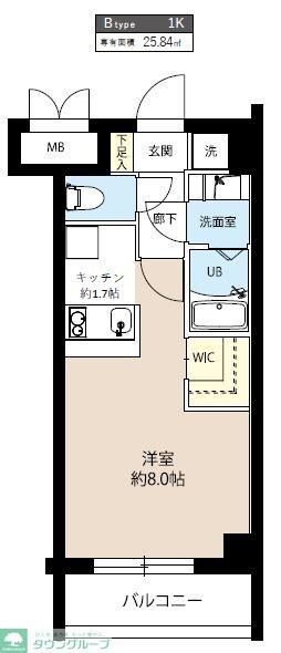 レオーネ王子飛鳥山の物件間取画像