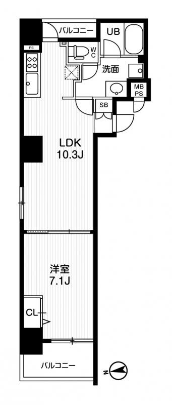 AR向島の物件間取画像