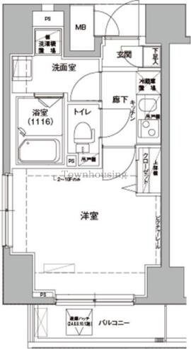 ロメック錦糸町の物件間取画像