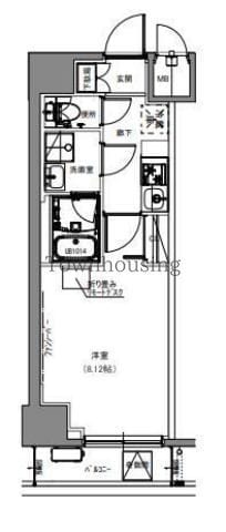 S-RESIDENCE両国緑の物件間取画像