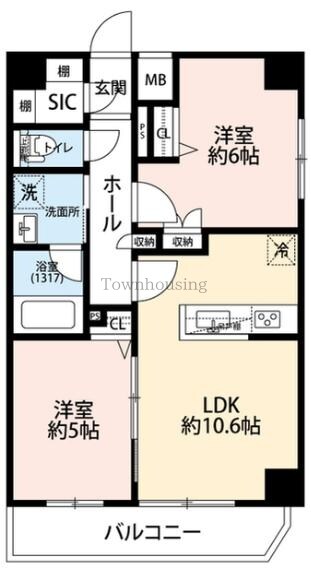 プレール・ドゥーク東向島の物件間取画像