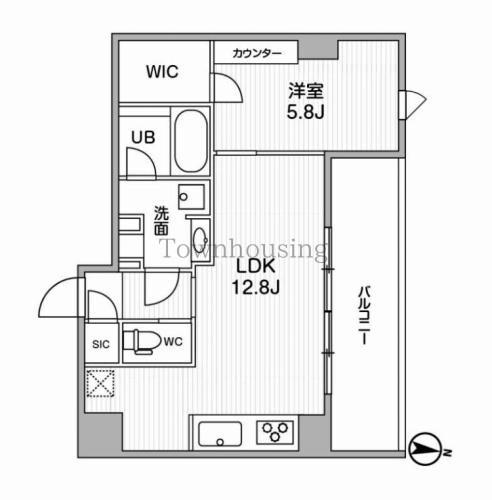 ALTERNA押上の物件間取画像