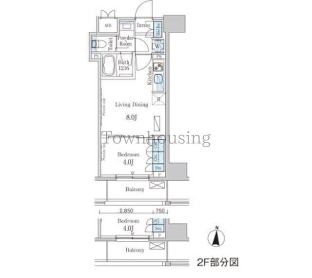 パークアクシス錦糸町ヴェールの物件間取画像