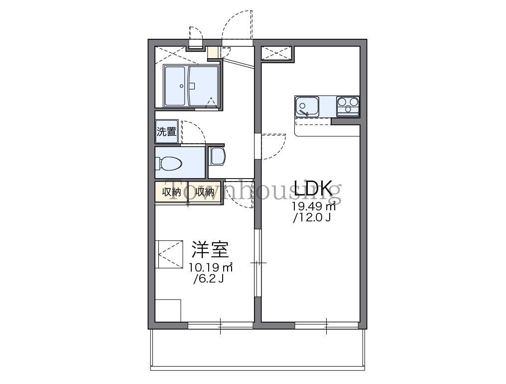 レオパレスすみだの物件間取画像