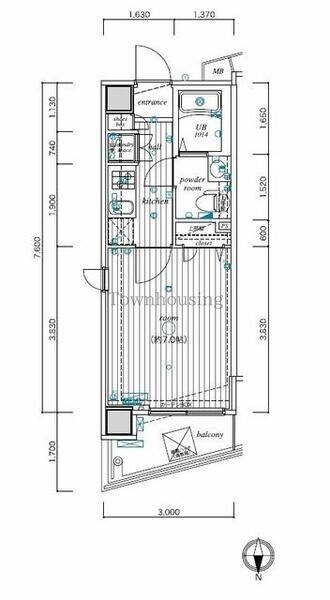 レオーネ亀戸の物件間取画像