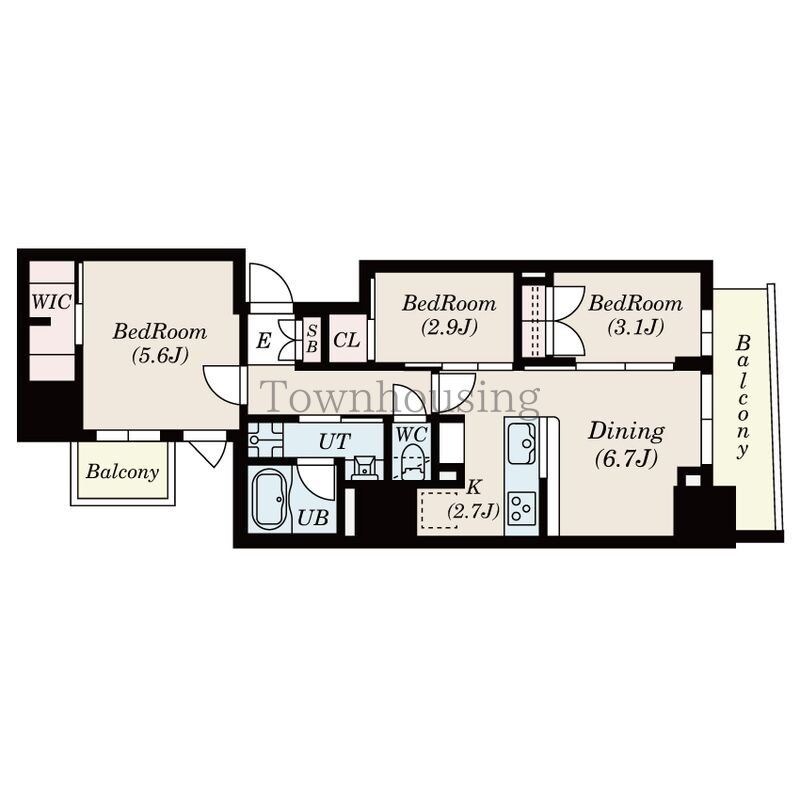 S-RESIDENCE日本橋馬喰町Aereの物件間取画像