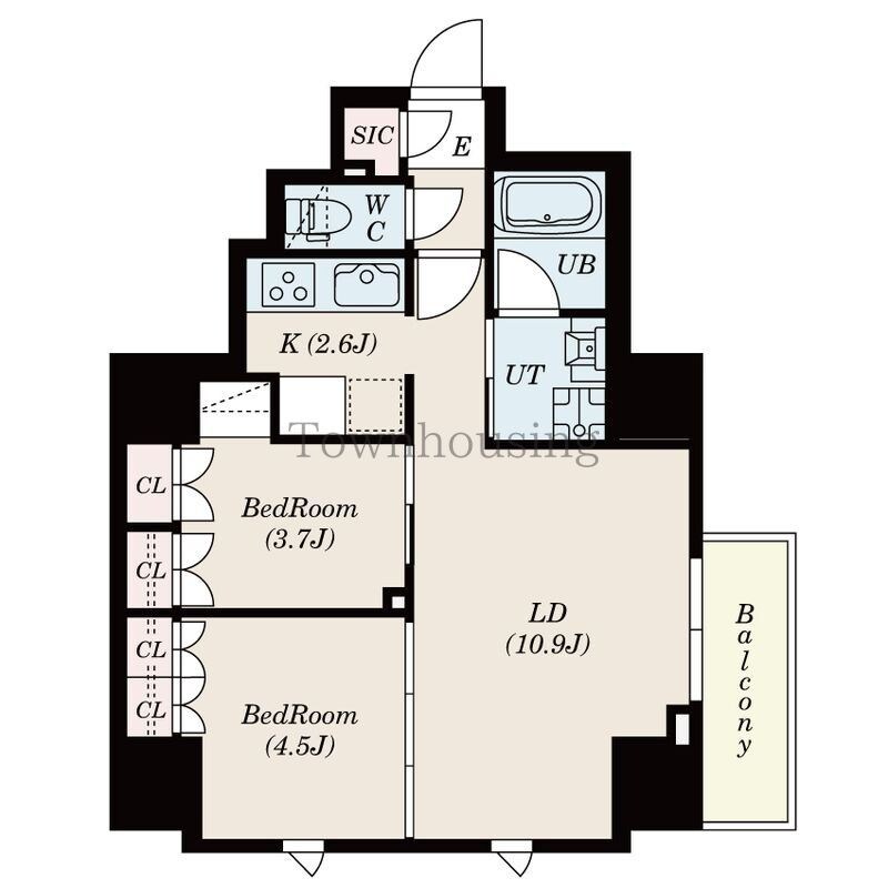 S-RESIDENCE日本橋馬喰町Aereの物件間取画像