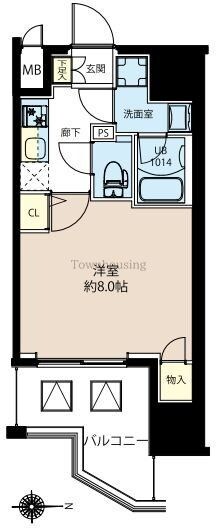 レクシード新御徒町の物件間取画像