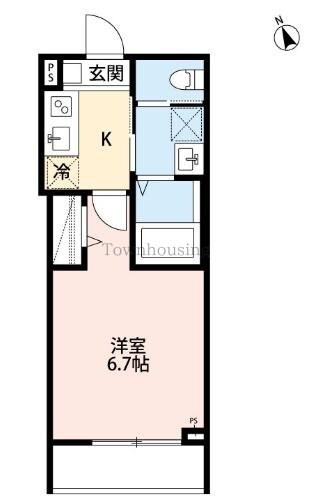 ブルージュ小村井の物件間取画像