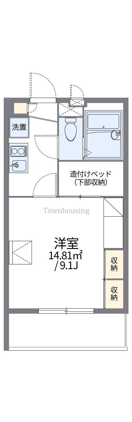 レオパレスコート　ヤヒロ　IIの物件間取画像