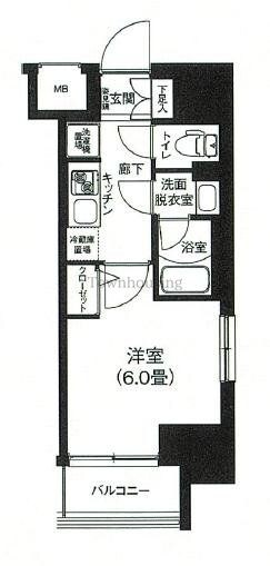 ルフレプレミアム新小岩の物件間取画像