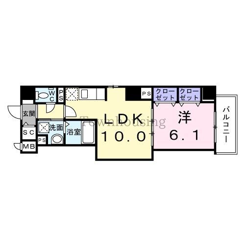 アドア・メディテレーニアンの物件間取画像