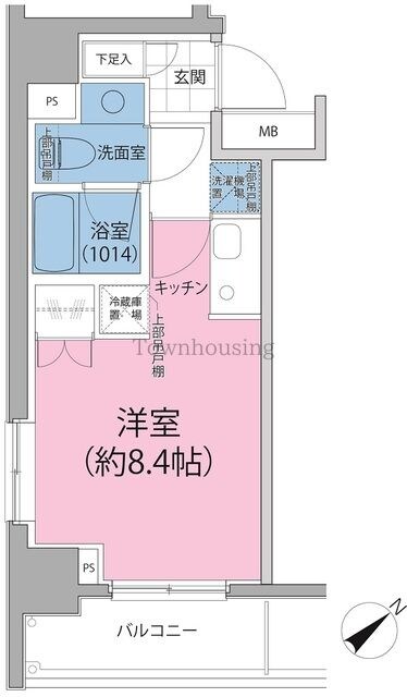 パークハビオ東向島の物件間取画像