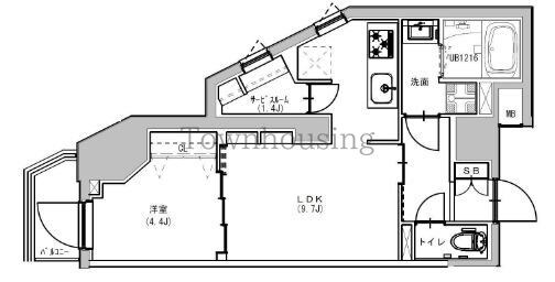 S-RESIDENCE浅草Fioreの物件間取画像