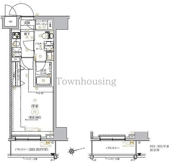 RELUXIA墨田八広の物件間取画像