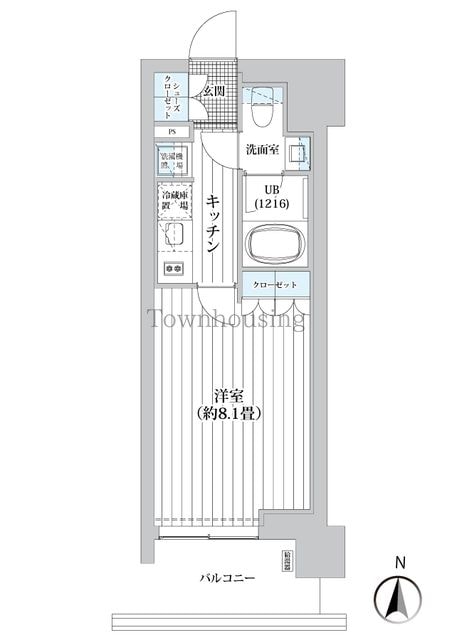 ライオンズフォーシア清澄白河の物件間取画像