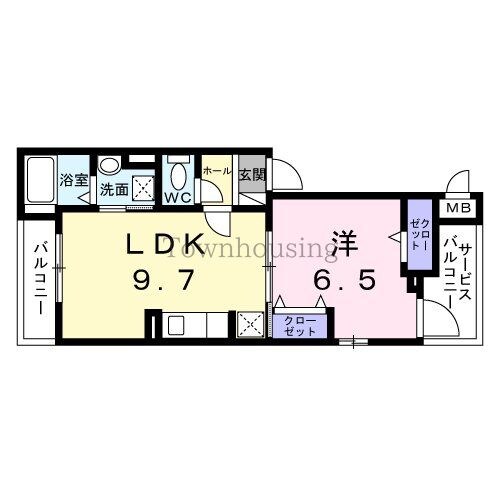 ミルト東向島の物件間取画像