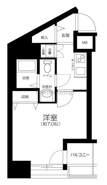 レガスタ東向島の物件間取画像