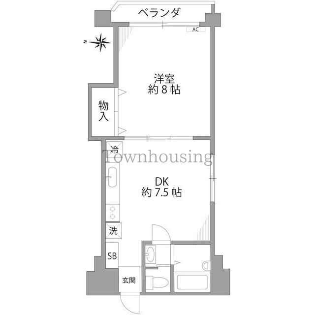 東洋ハイツの物件間取画像