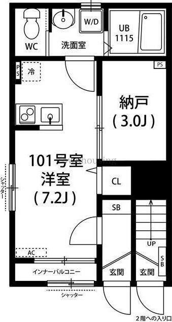 グレースフルプレイスの物件間取画像