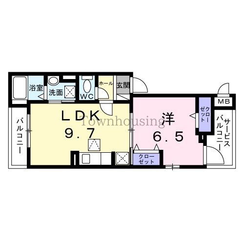 ミルト東向島の物件間取画像