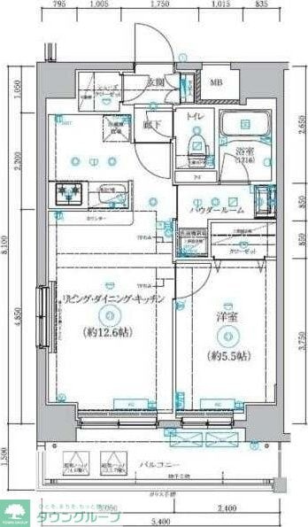 クオリタス菊川(クオリタスキクカワ)の物件間取画像