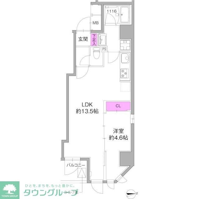 AZEST浅草の物件間取画像