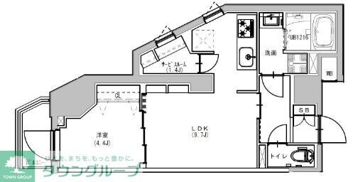 S-RESIDENCE浅草Fioreの物件間取画像