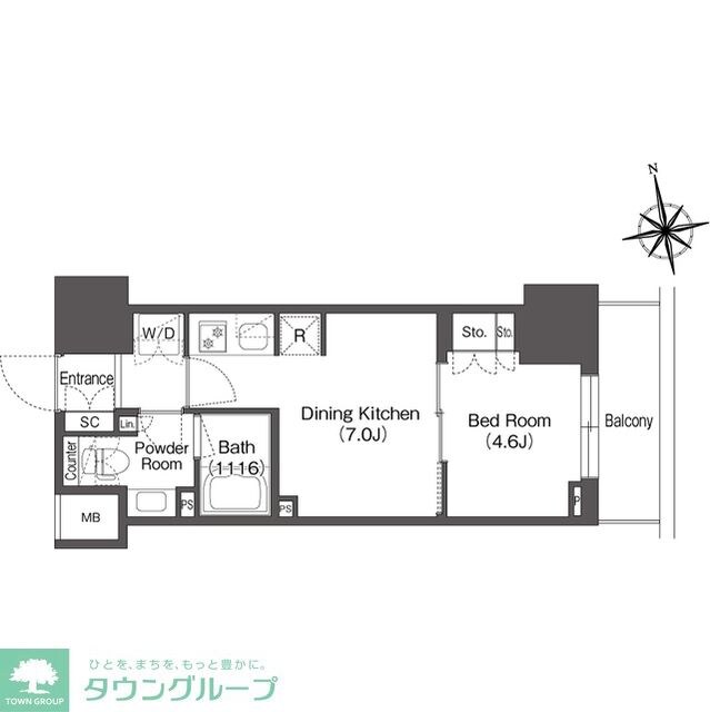 コンフォリア東上野の物件間取画像