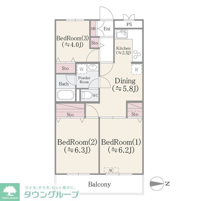 ドエルリバーサイド大島の物件間取画像