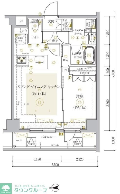 セジョリ墨田EASTIIの物件間取画像