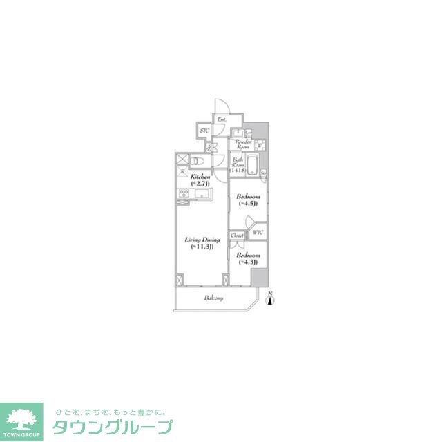 ＡＳＭＡＣＩ　　ＭＡＩＳＯＮ両国IIの物件間取画像