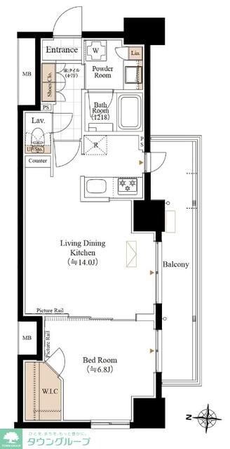 ブランシエスタ両国の物件間取画像