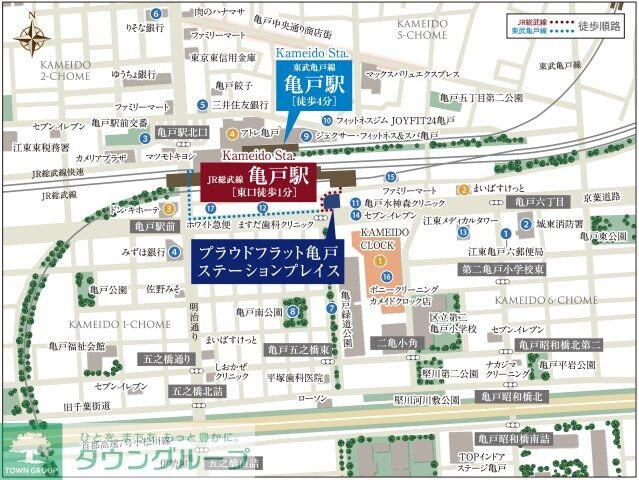 プラウドフラット亀戸ステーションプレイスの物件内観写真