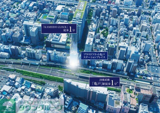 プラウドフラット亀戸ステーションプレイスの物件内観写真