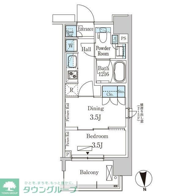 パークアクシス上野ＥＡＳＴの物件間取画像