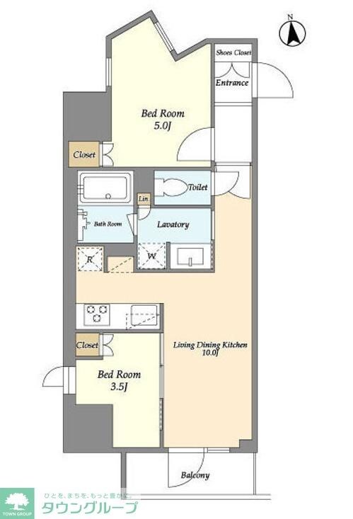 ＬａＳａｎｔｅ　上野の物件間取画像