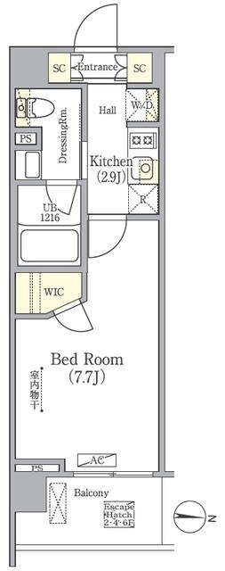 Ｈｅａｌｉｎｇ　Ｇａｔｅ　押上の物件間取画像