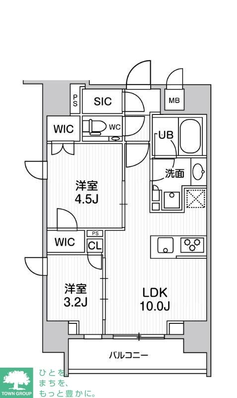 シーズンフラッツ大森ブライトの物件間取画像