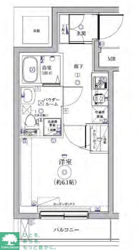 RELUXIA品川東大井の物件間取画像