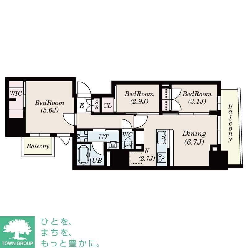 S-RESIDENCE日本橋馬喰町Aereの物件間取画像