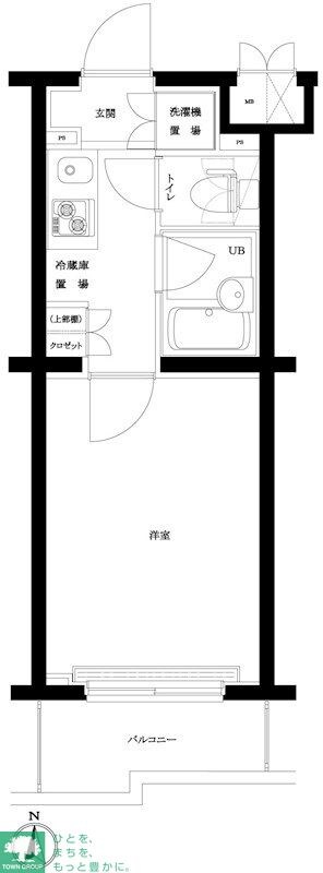 ルーブル蒲田本町の物件間取画像