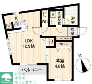 LiveFlat戸越の物件間取画像