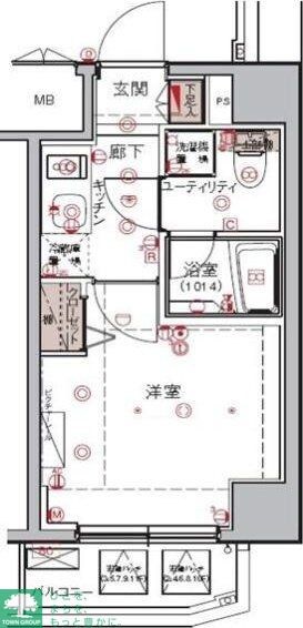 ハーモニーレジデンス大森WESTの物件間取画像