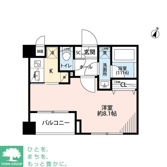 プレール・ドゥーク南六郷の物件間取画像