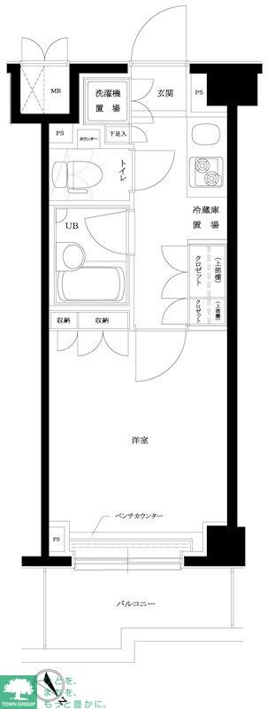 ルーブル目黒不動前の物件間取画像