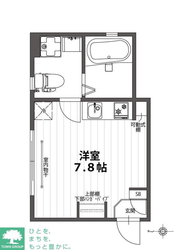 Tresor蒲田の物件間取画像