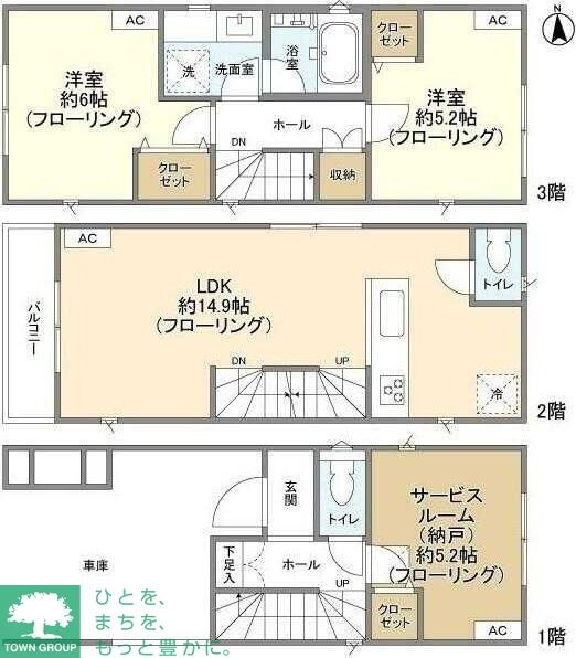 Ｋｏｌｅｔ南砂町＃０２の物件間取画像