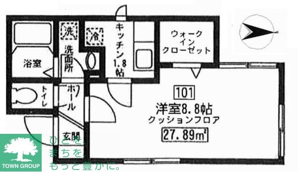 Ｃｒｅａｒｅの物件間取画像