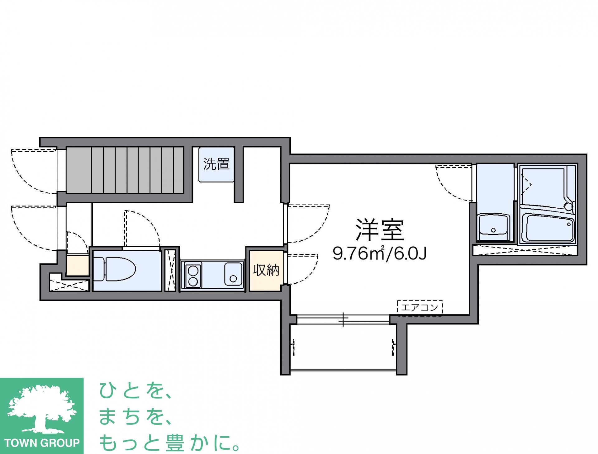 レオネクストグレイスタートルの物件間取画像